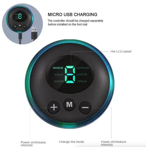 EMS Foot Massager Leg Reshaping Electric Deep Kneading Muscle Pain