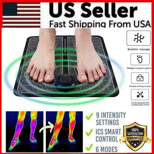 EMS Foot Massager Leg Reshaping Electric Deep Kneading Muscle Pain