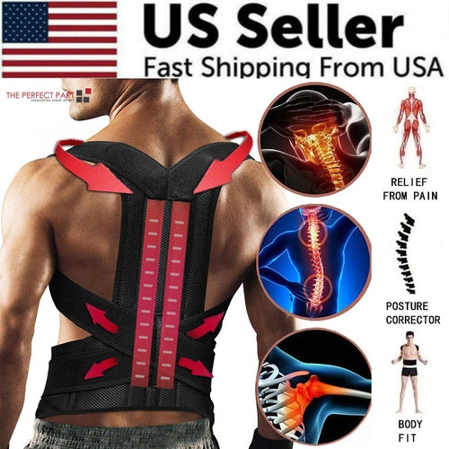 Adjustable Posture Corrector - Low Back Support Shoulder Brace