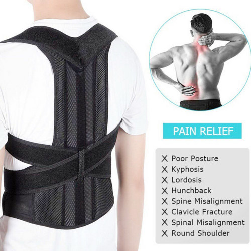 Adjustable Posture Corrector - Low Back Support Shoulder Brace