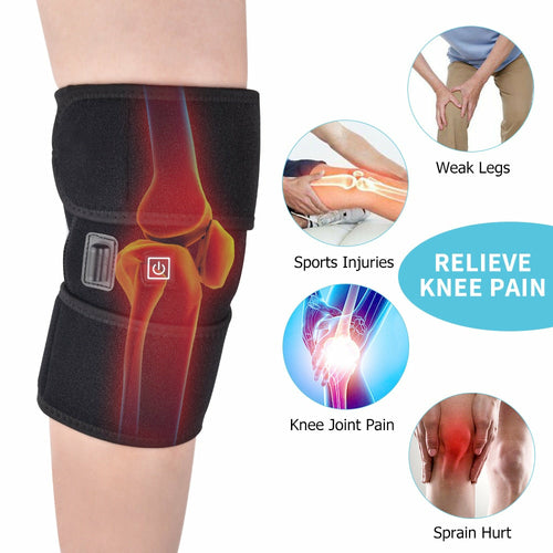 Heating Knee Pads - Thermal Heat Therapy Wrap Support Brace